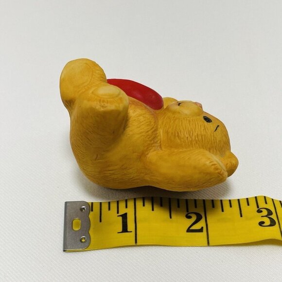 Vintage Figurine Bear With Me 2” Love Red Heart Forgive Sorry Apology Patience - Picture 9 of 9